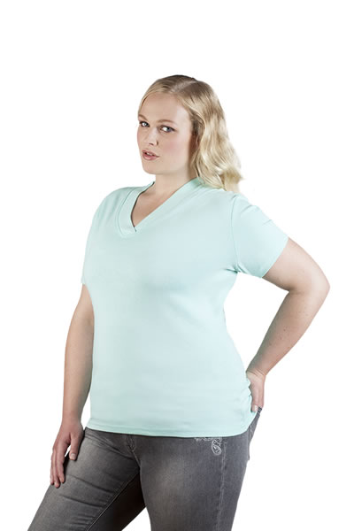 Women’s Rib V-Neck-T