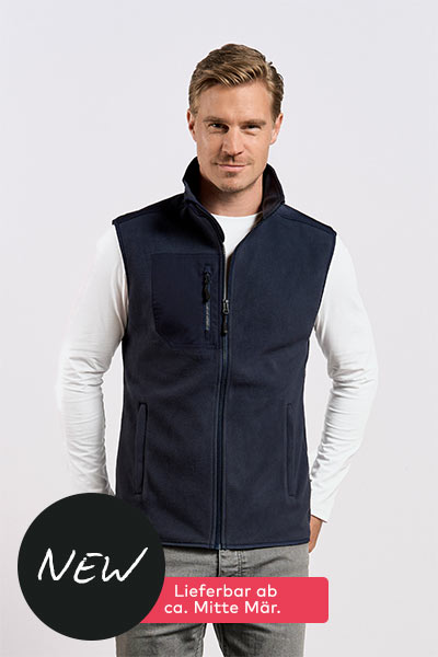 Men’s Canvas Fleece Vest