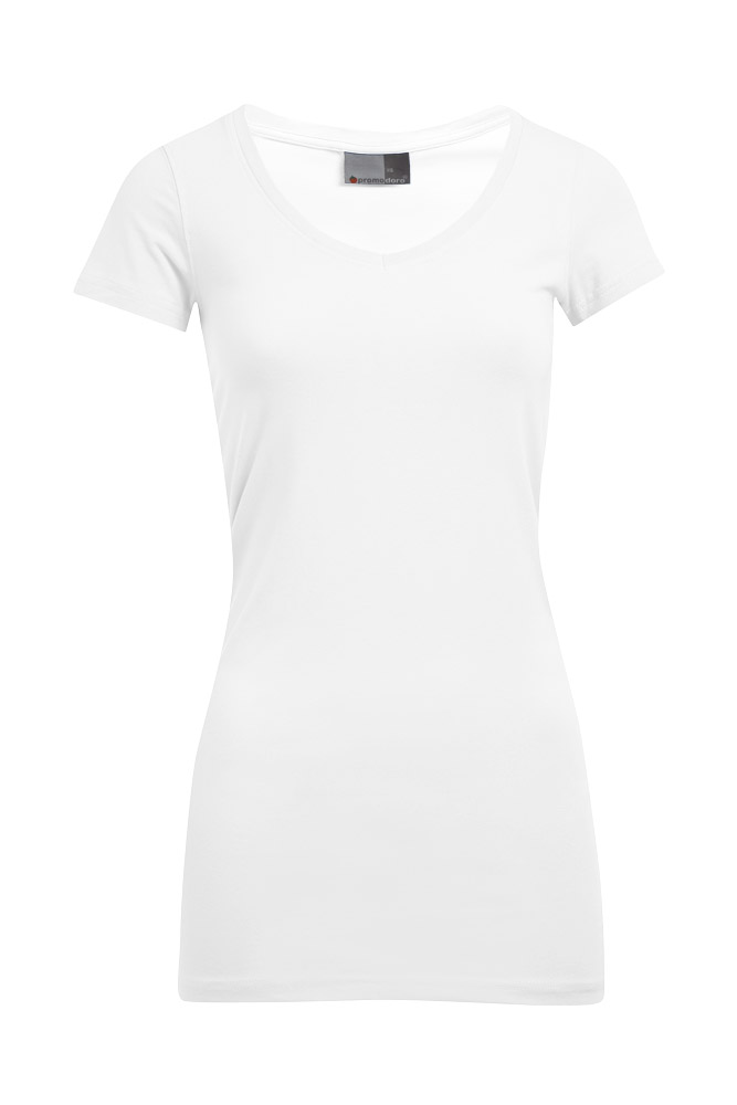 Promodoro Women’s Slim Fit V-Neck-T Long