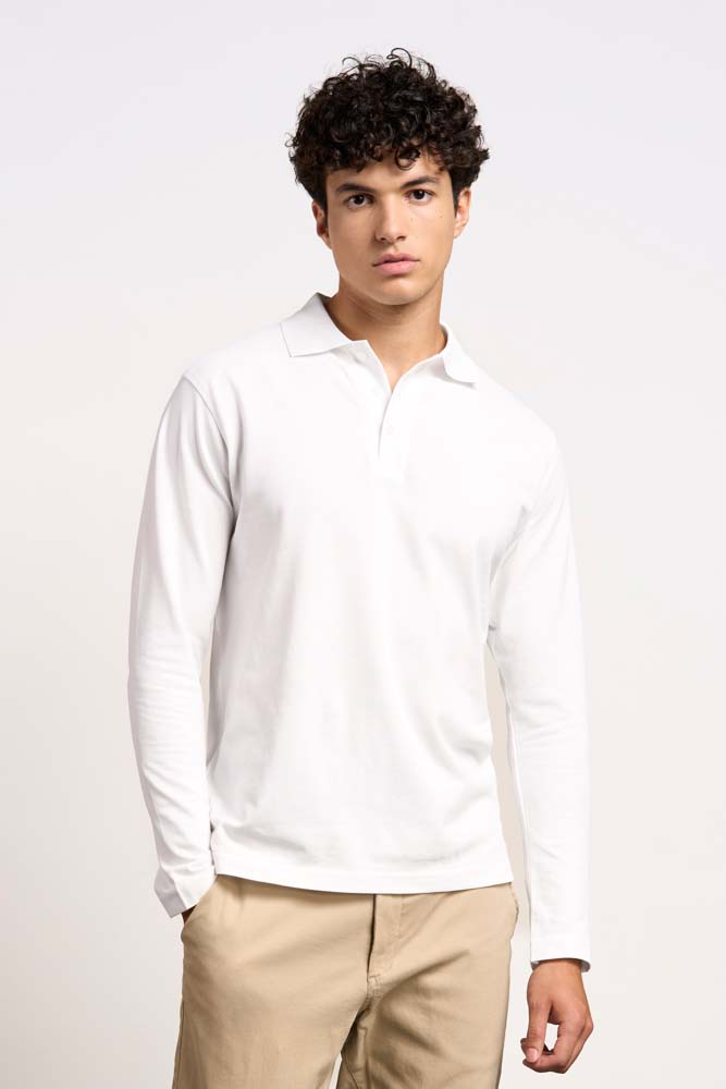 Men’s Heavy Polo Longsleeve