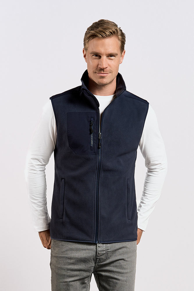 Men’s Canvas Fleece Vest