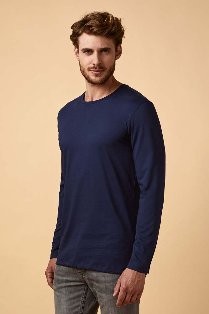 Promodoro 1465 X.O Roundneck T LS Men bedrucken