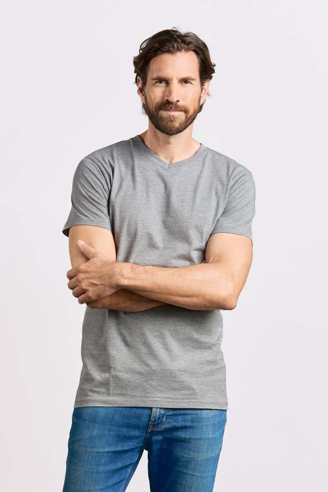 Promodoro 3025 Premium V-Neck-T bedrucken