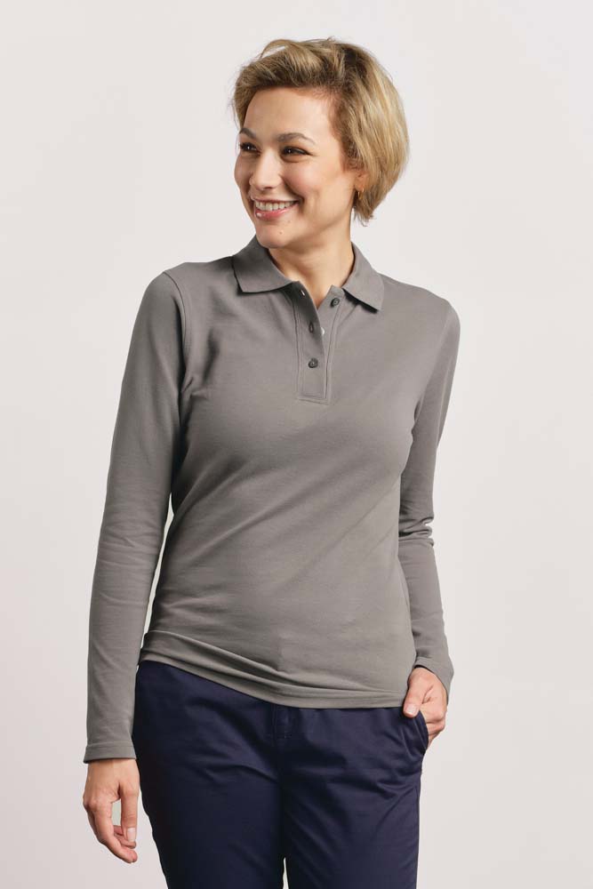 Promodoro 4605 Women’s Heavy Polo Longsleeve bedrucken