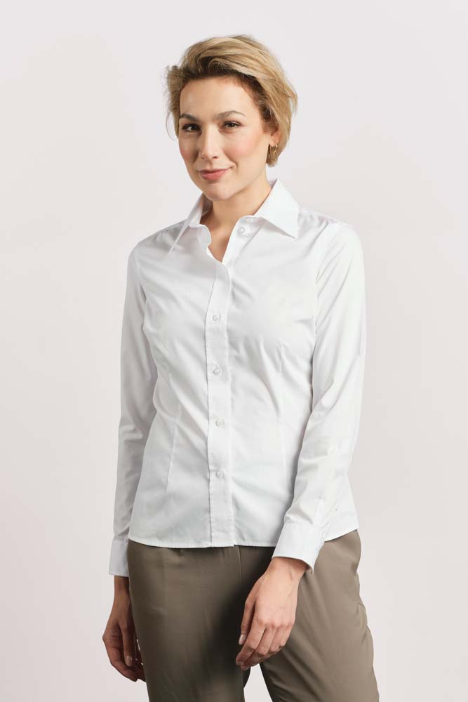 Promodoro 6315 Women’s Poplin Shirt LS bedrucken