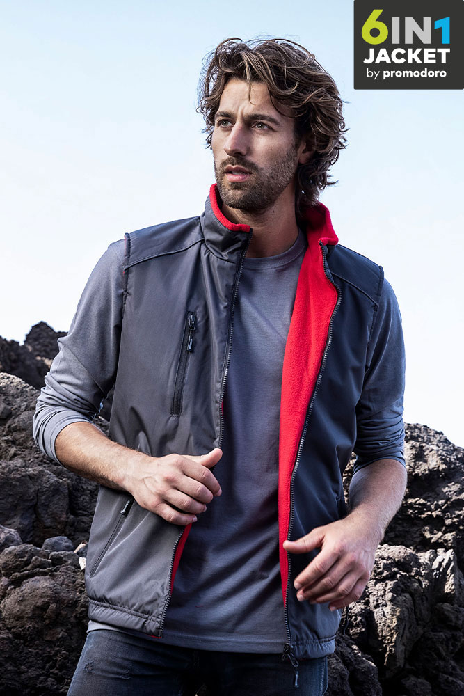 Promodoro 7200 Men’s Reversible Vest C bedrucken