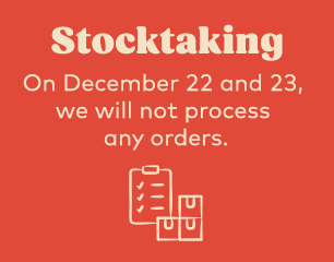 Stocktaking - on december 22 and 23 we will not process any orders